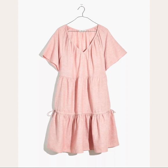 Madewell Linen-Blend Lorelei Mini Dress - Picture 5 of 6